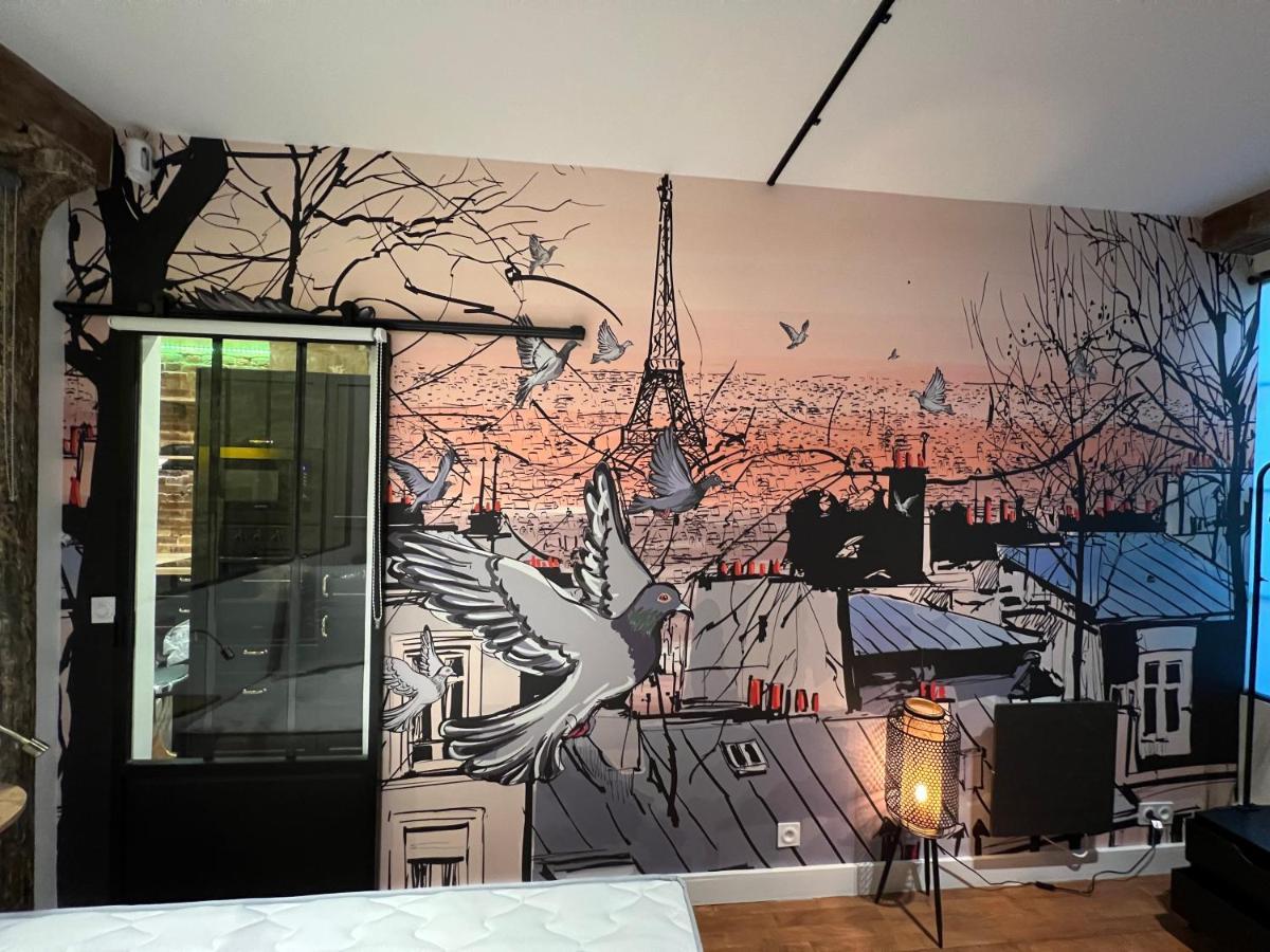 Good Vibes Luxurious Loft In Paris 11Th, With Ac & Table Football Exteriér fotografie