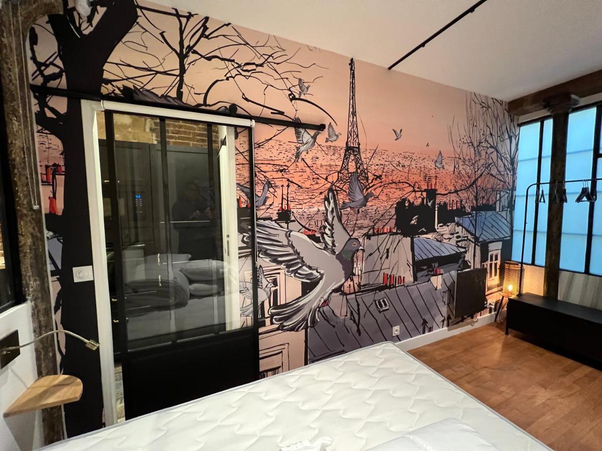 Good Vibes Luxurious Loft In Paris 11Th, With Ac & Table Football Exteriér fotografie